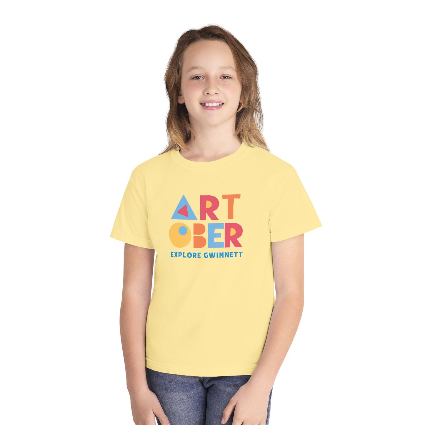 Youth Midweight Tee - Explore Gwinnett Artober Graphic T-Shirt