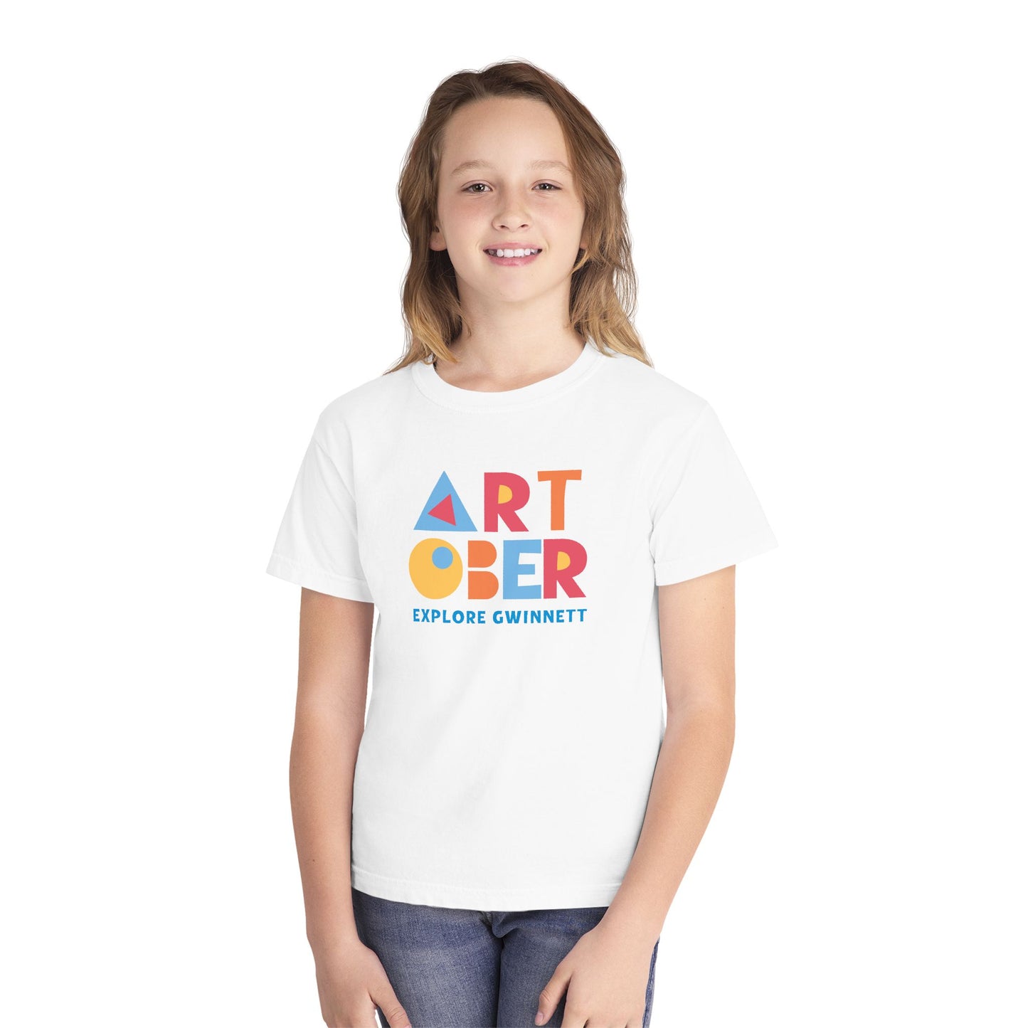 Youth Midweight Tee - Explore Gwinnett Artober Graphic T-Shirt