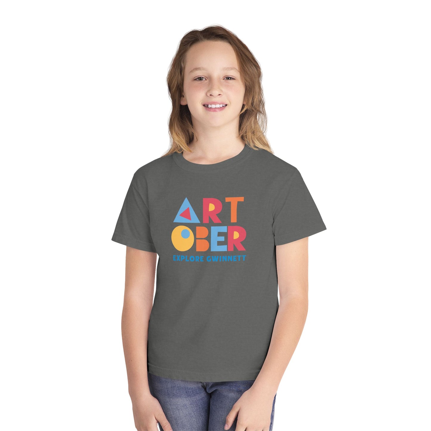 Youth Midweight Tee - Explore Gwinnett Artober Graphic T-Shirt