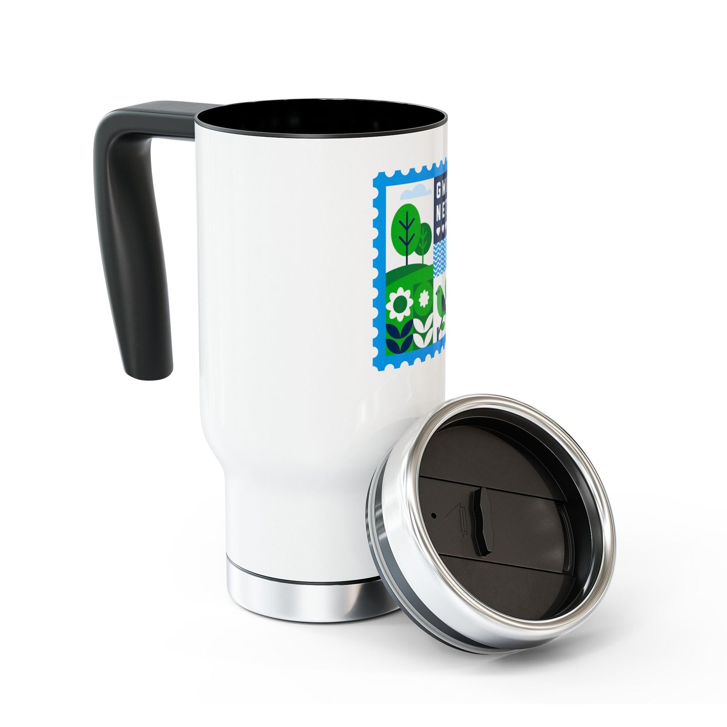 Gwinnett Stamp Eco-Friendly Stainless Steel Mug,