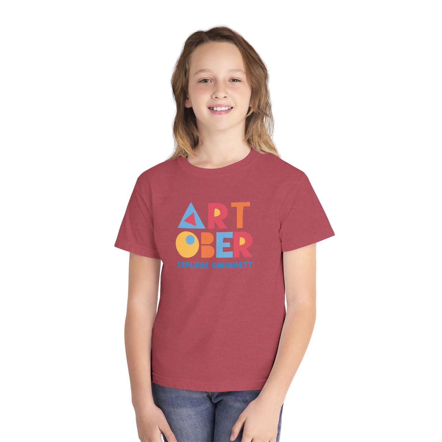 Youth Midweight Tee - Explore Gwinnett Artober Graphic T-Shirt