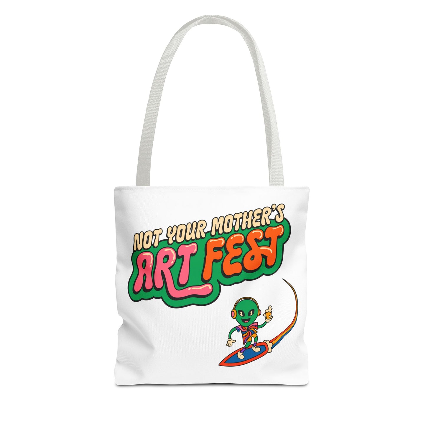 Colorful Alien Tote Bag