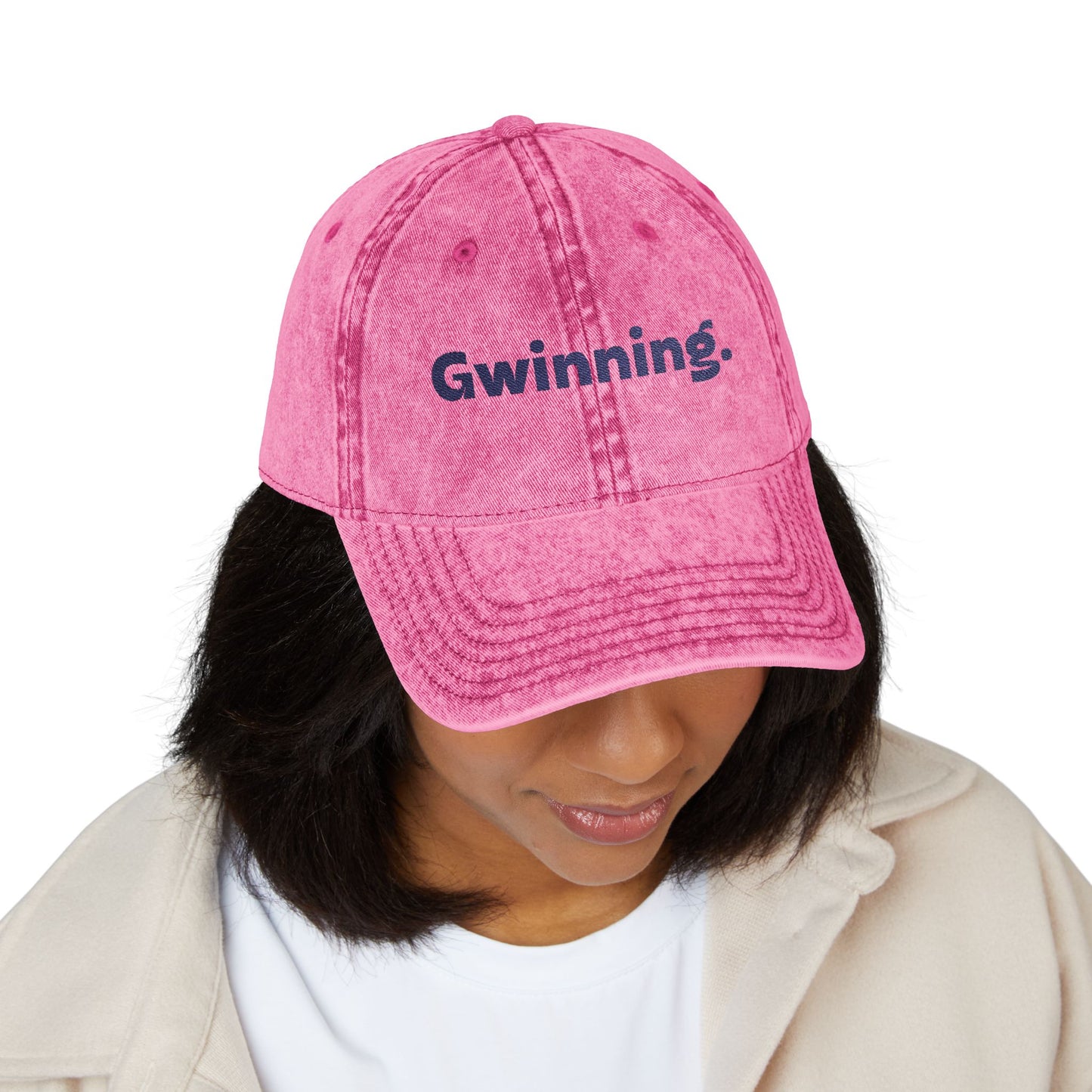 Embroidered "Gwinning" Baseball Cap