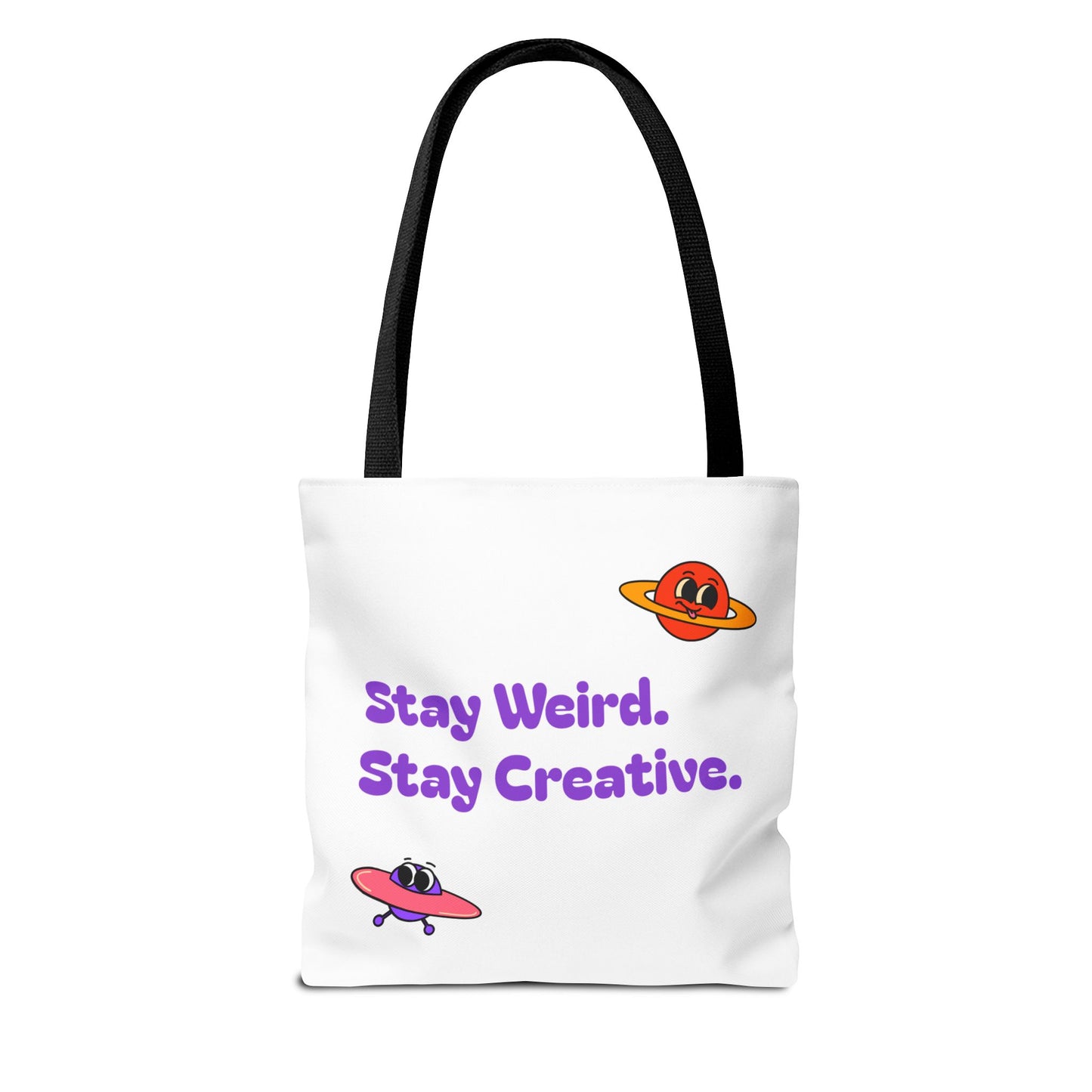 Colorful Alien Tote Bag