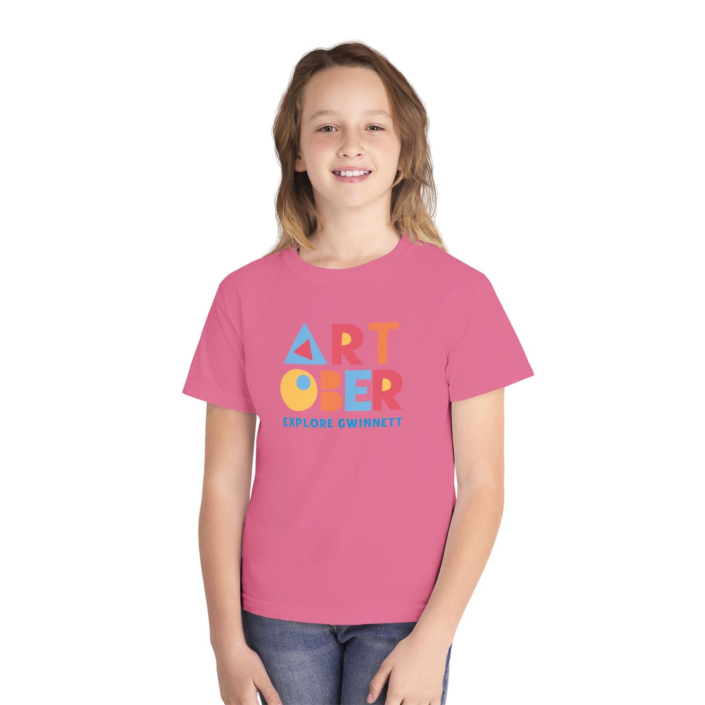 Youth Midweight Tee - Explore Gwinnett Artober Graphic T-Shirt