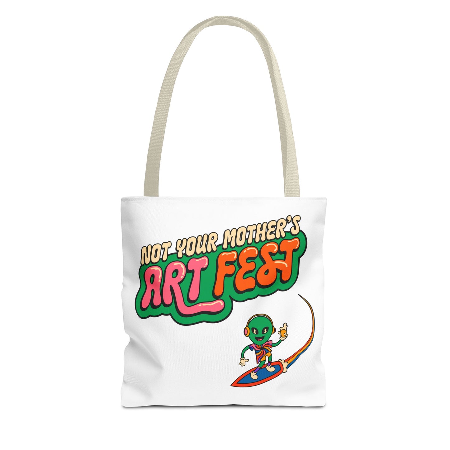 Colorful Alien Tote Bag