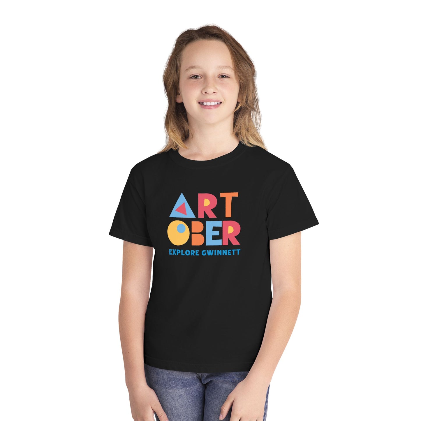 Youth Midweight Tee - Explore Gwinnett Artober Graphic T-Shirt