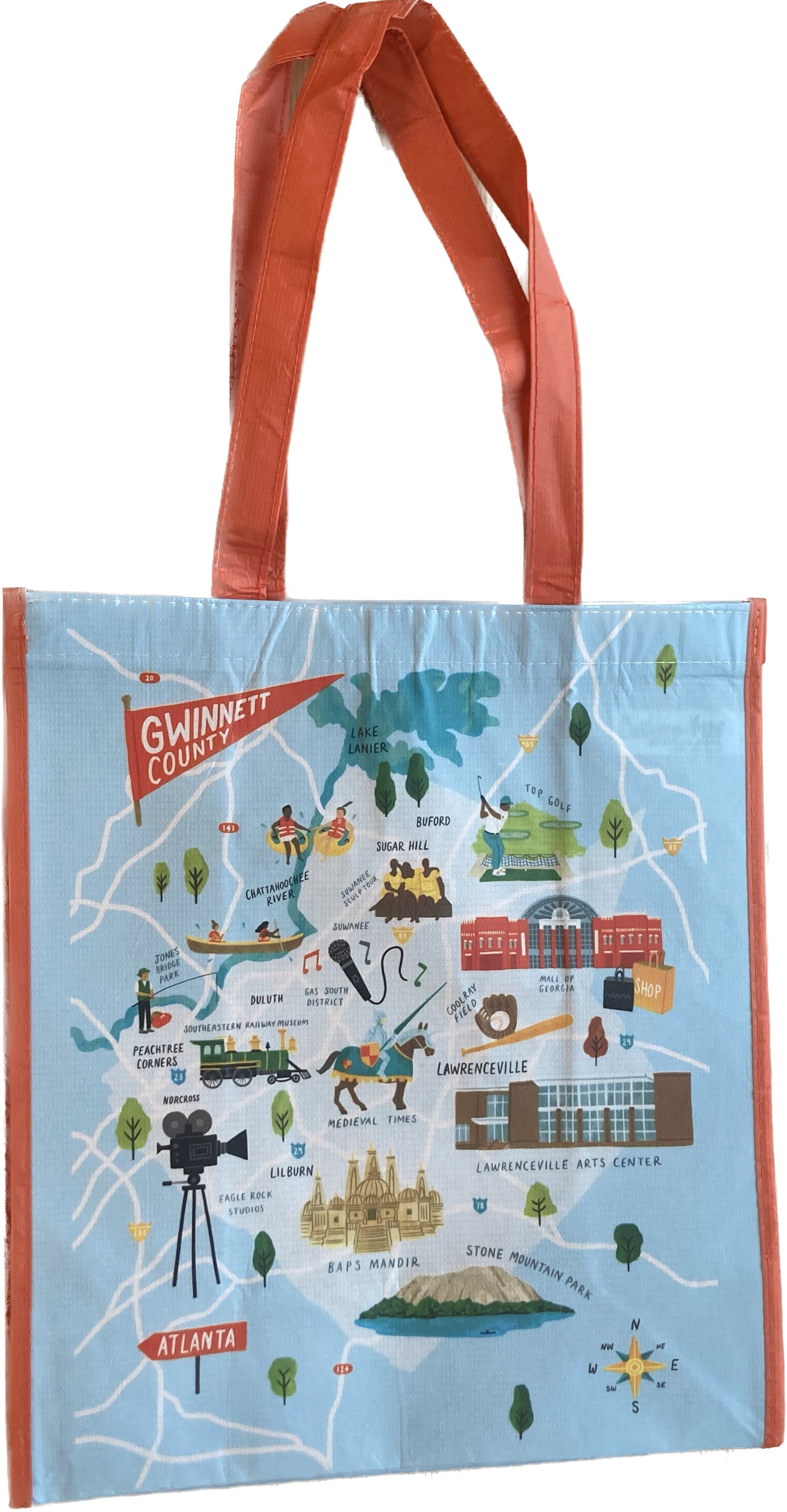 Reusable Tote Bag | 13" W x 15" H x 7" D