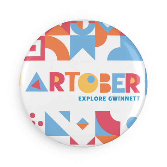 Colorful Artober Button Magnet