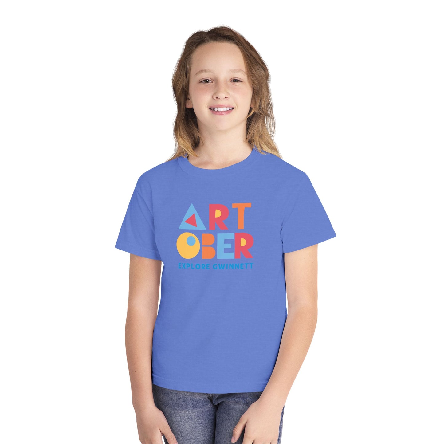 Youth Midweight Tee - Explore Gwinnett Artober Graphic T-Shirt
