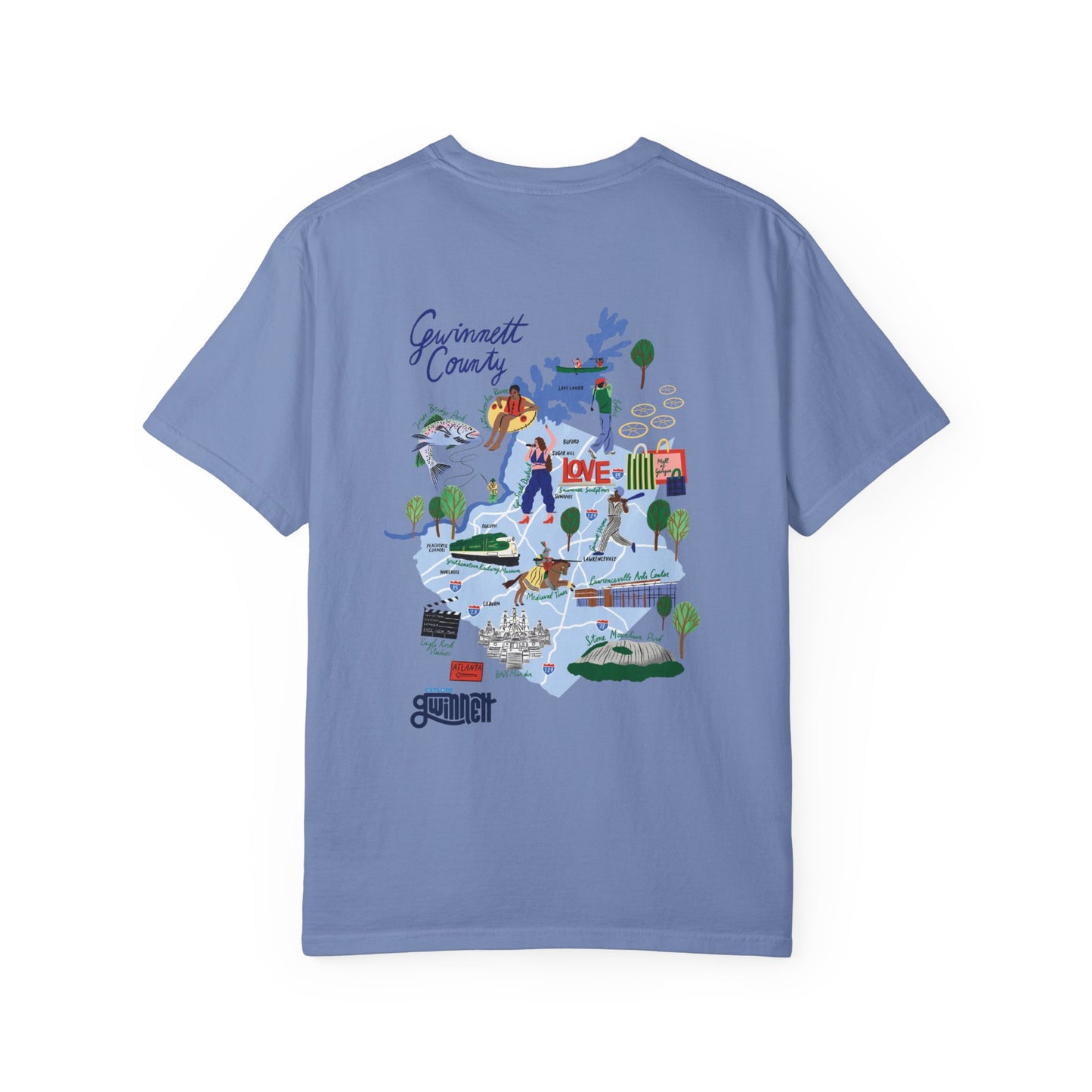 Gwinnett County Postcard T-Shirt