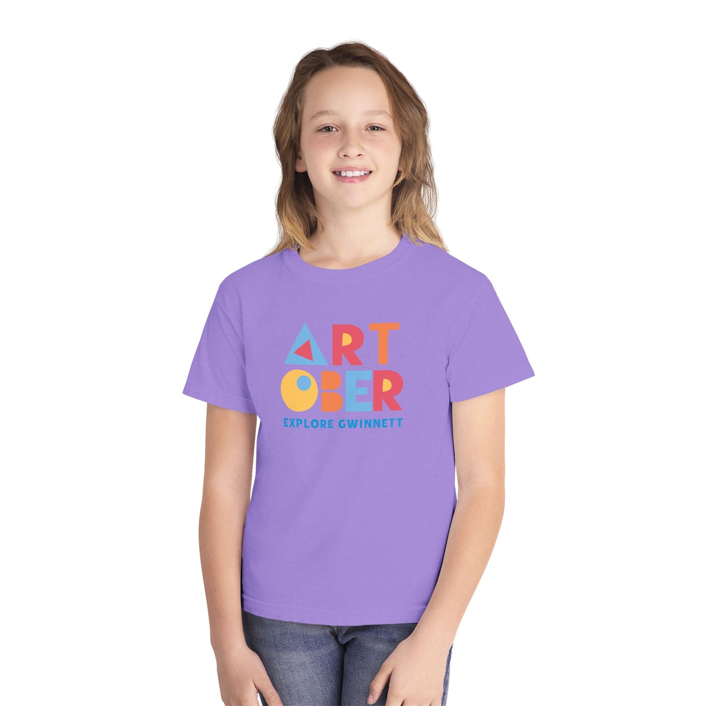 Youth Midweight Tee - Explore Gwinnett Artober Graphic T-Shirt