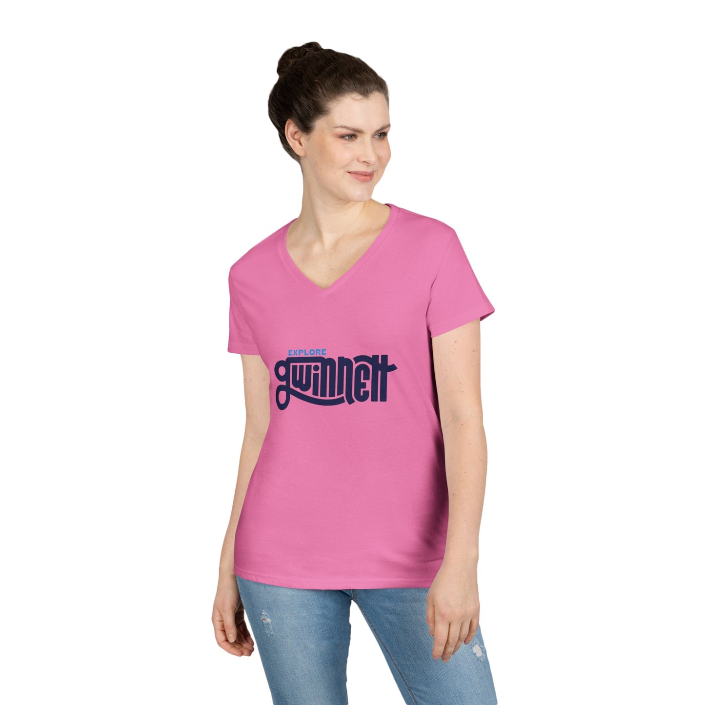 Explore Gwinnett Ladies' V-Neck Tee