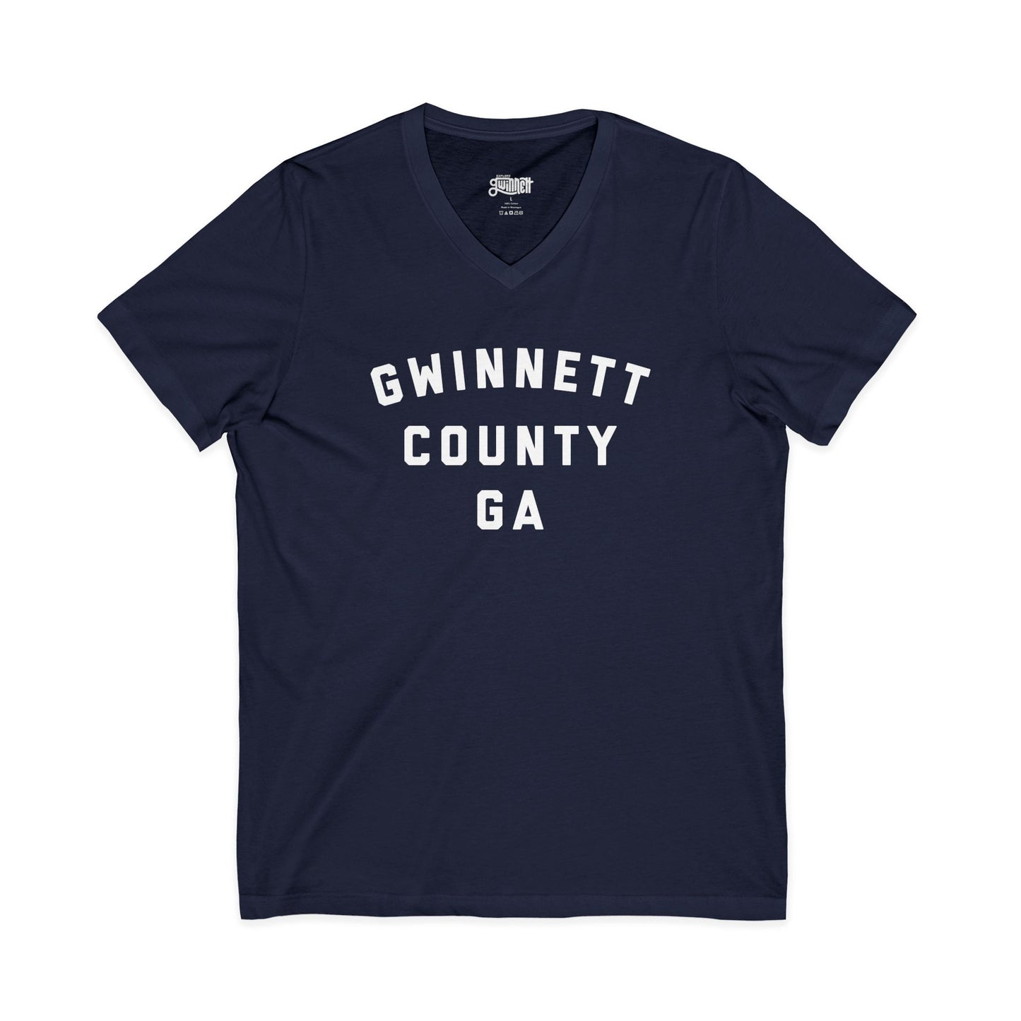 Explore Gwinnett Unisex V-Neck Tee