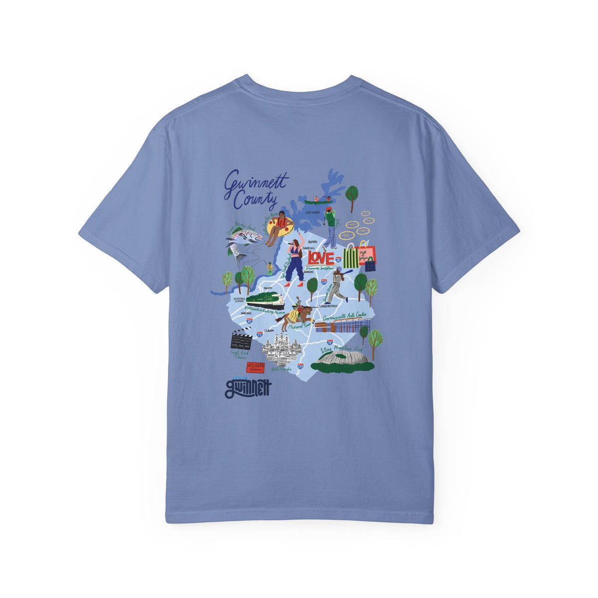 Gwinnett County Postcard T-Shirt