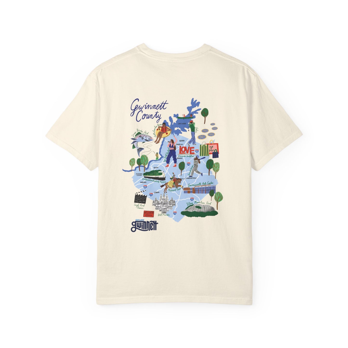 Gwinnett County Postcard T-Shirt