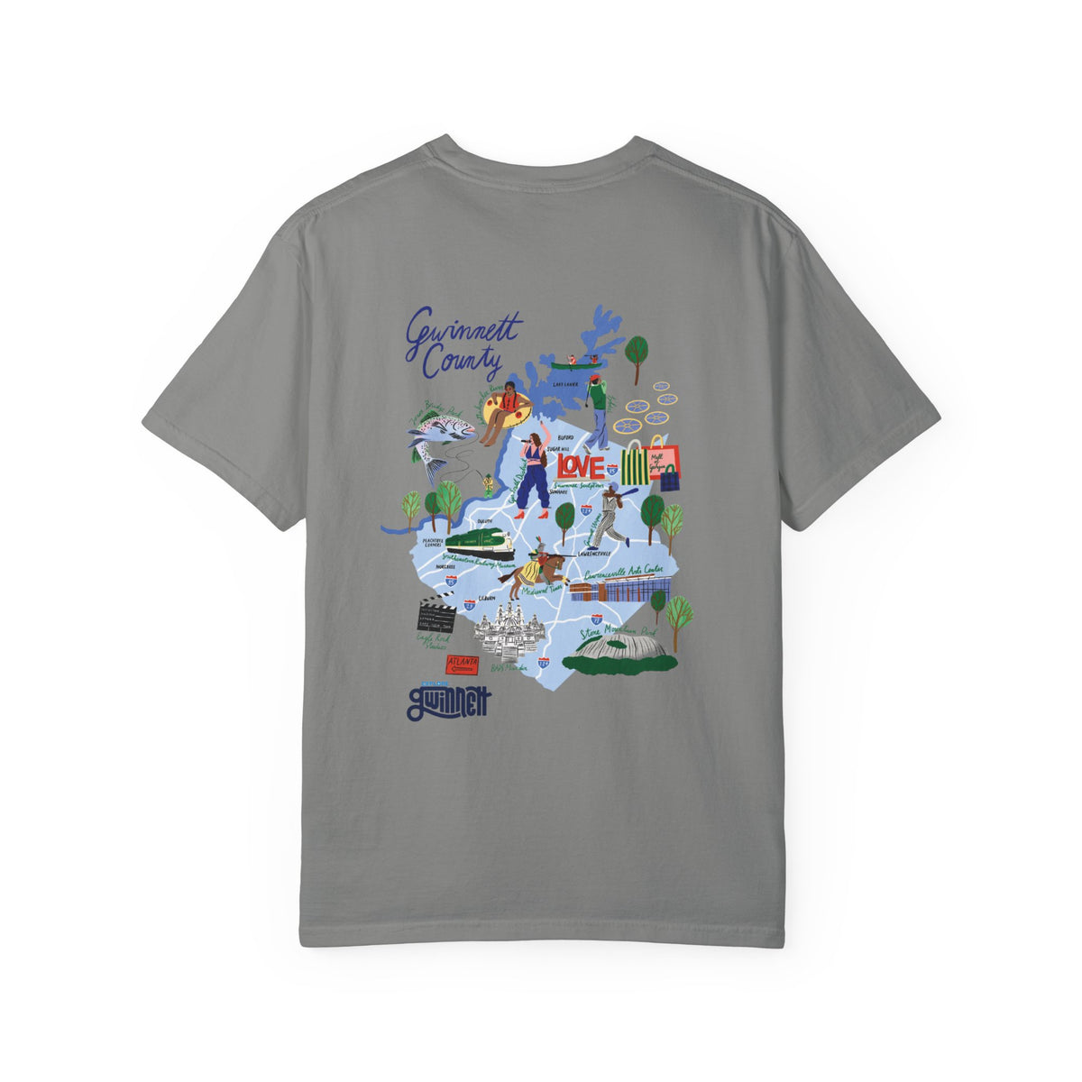 Gwinnett County Postcard T-Shirt
