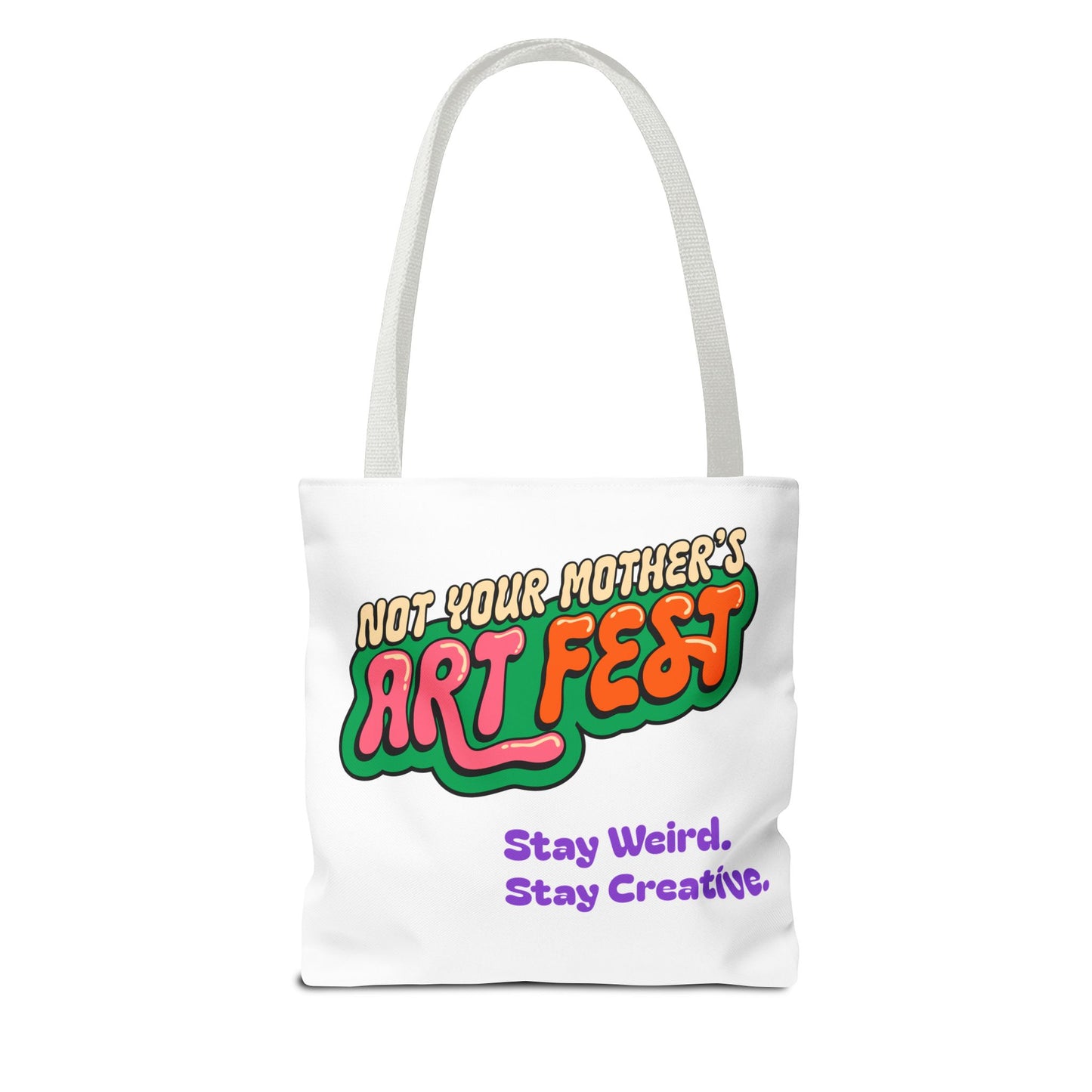 Not Your Mother's Fest Colorful Alien Tote Bag