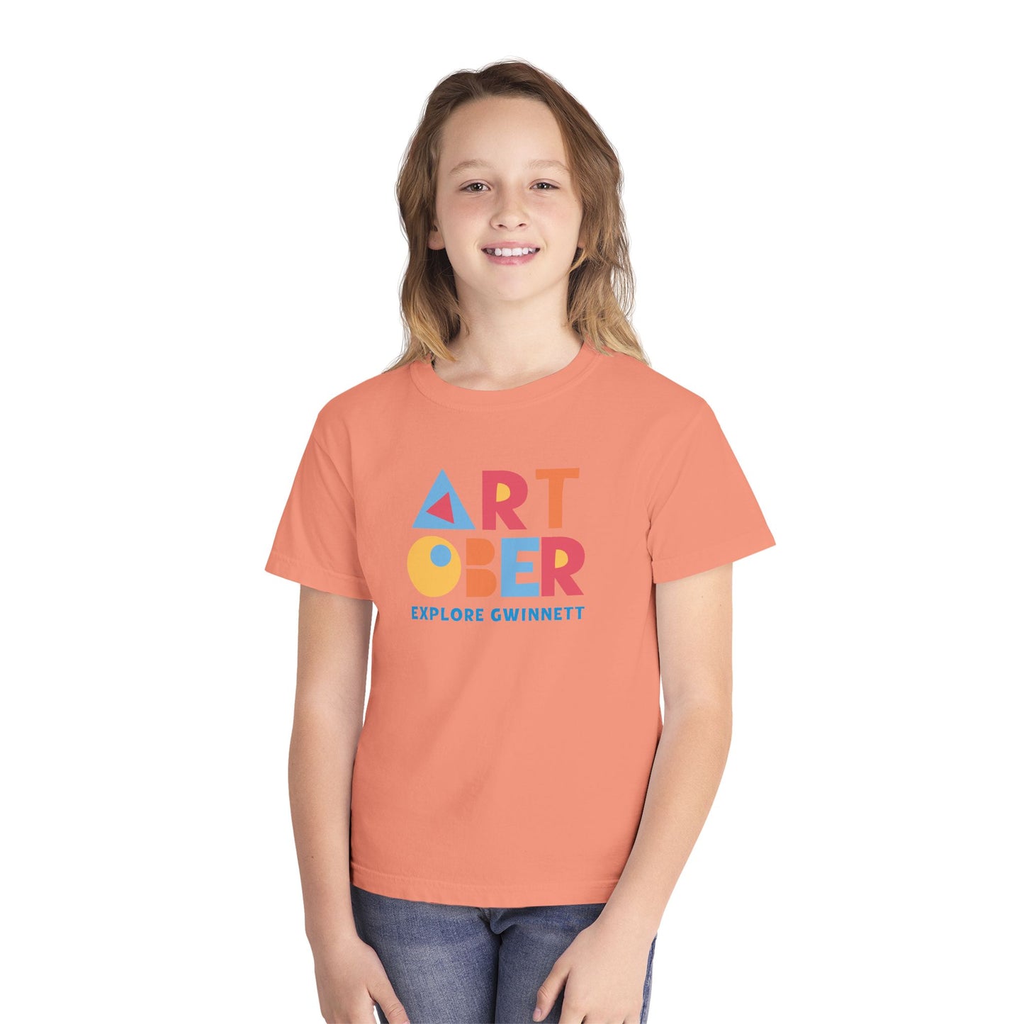 Youth Midweight Tee - Explore Gwinnett Artober Graphic T-Shirt
