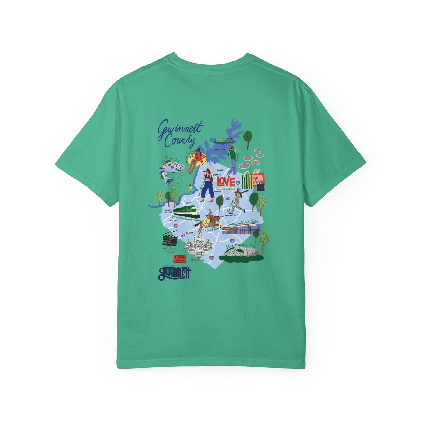 Gwinnett County Postcard T-Shirt