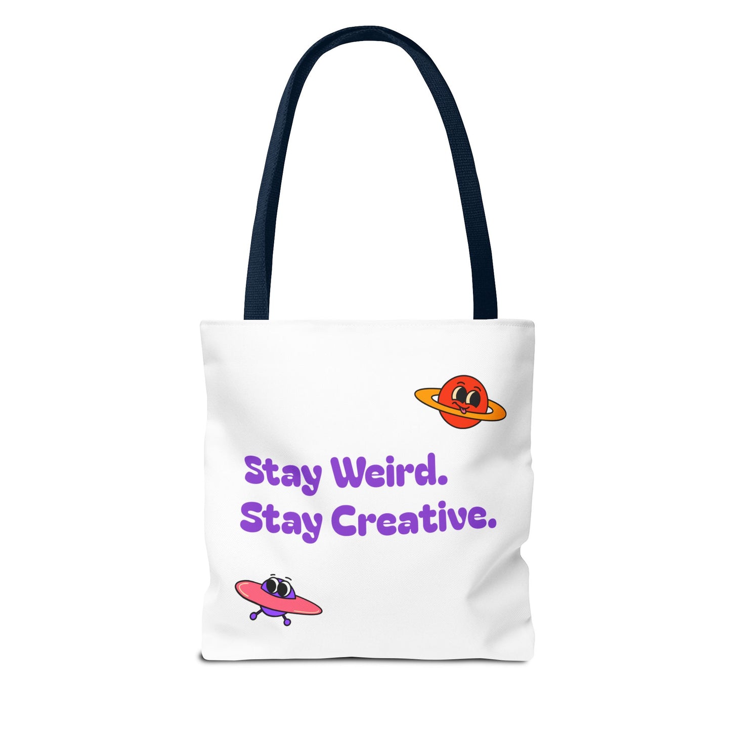 Colorful Alien Tote Bag