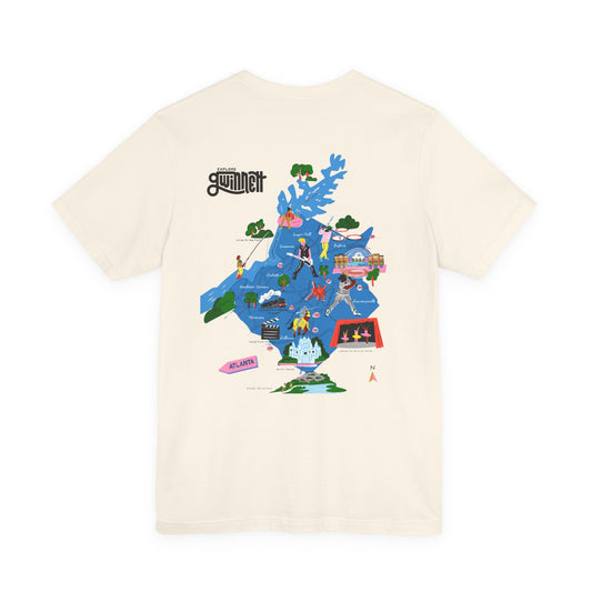 GWINNETT : Life is Good OTP Map T-shirt
