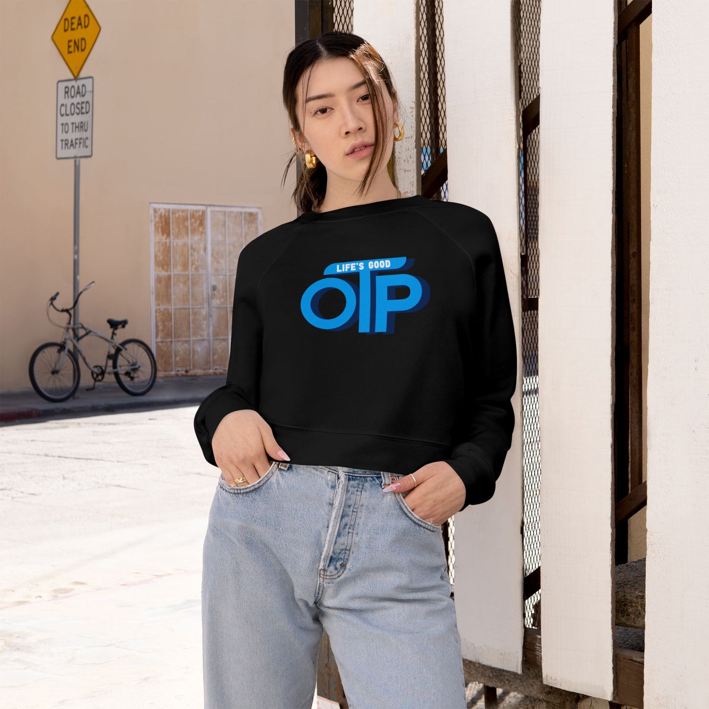 OTP Cropped Fleece Pullover