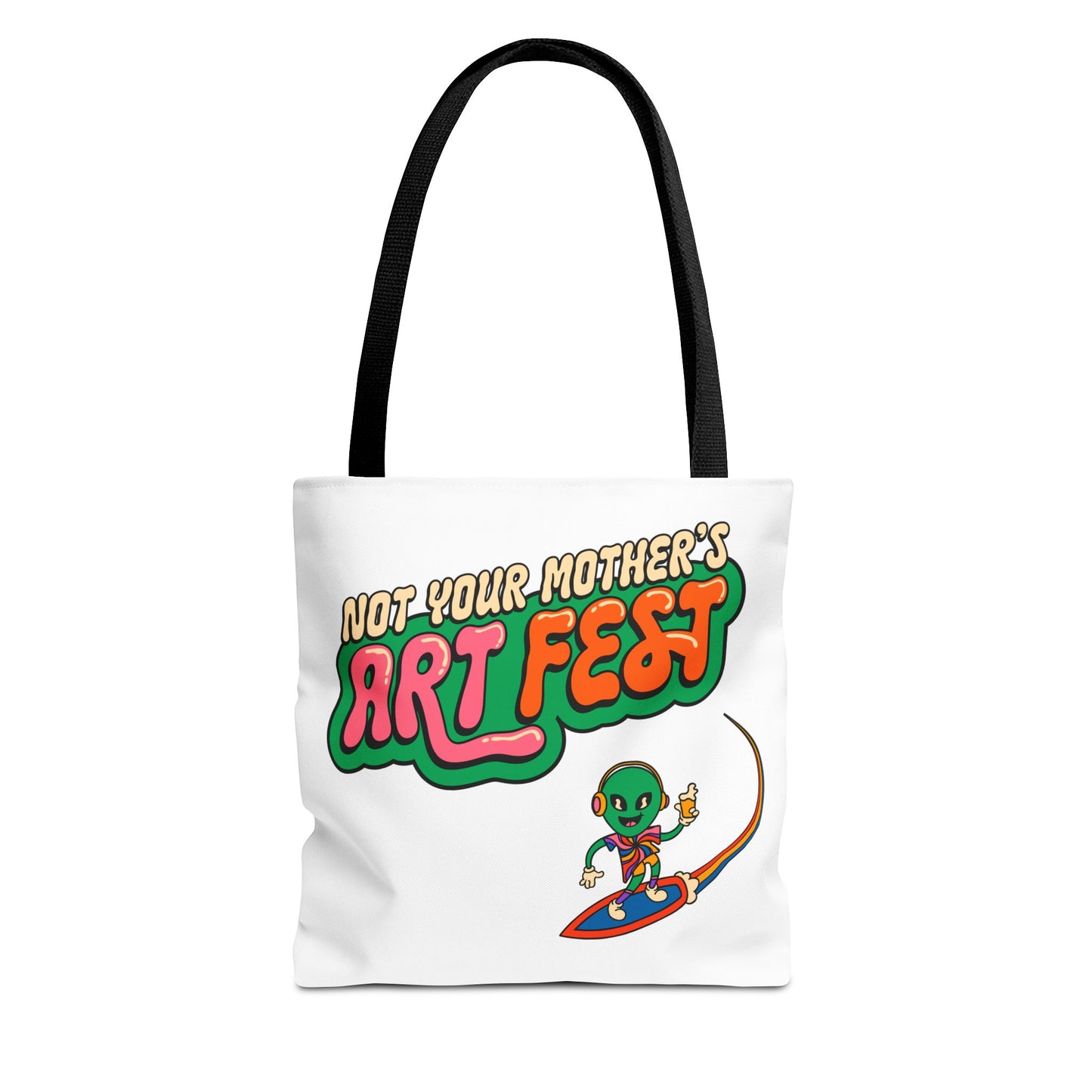 Colorful Alien Tote Bag