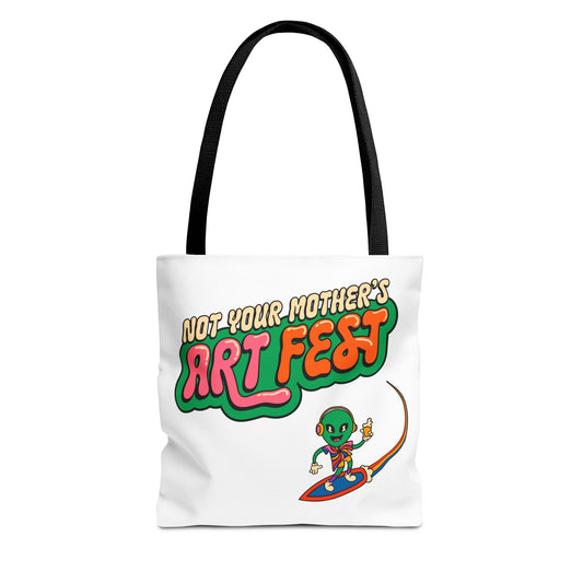 Colorful Alien Tote Bag