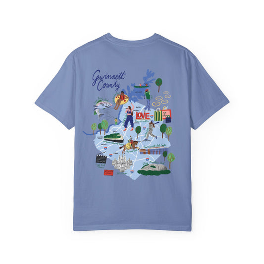 Gwinnett County Postcard Tee