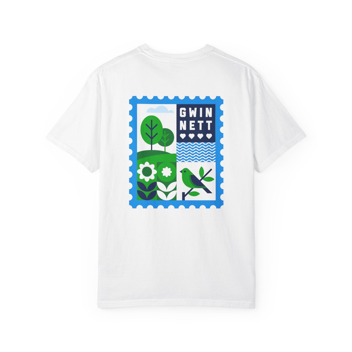Copy of Gwinnett Stamp Graphic T-Shirt — Local Nature Skyline Tee