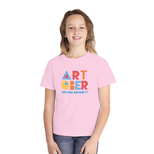 Youth Midweight Tee - Explore Gwinnett Artober Graphic T-Shirt