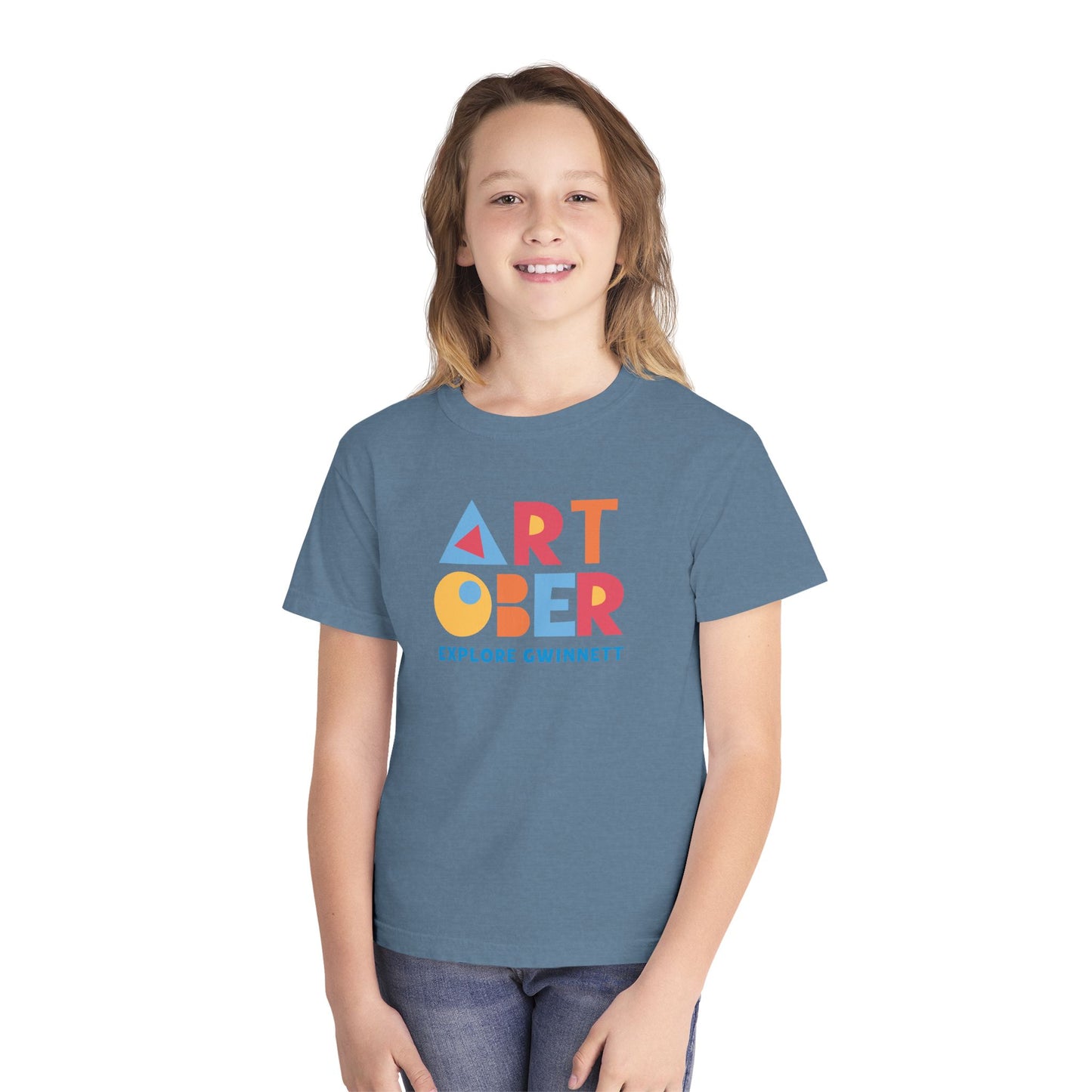 Youth Midweight Tee - Explore Gwinnett Artober Graphic T-Shirt