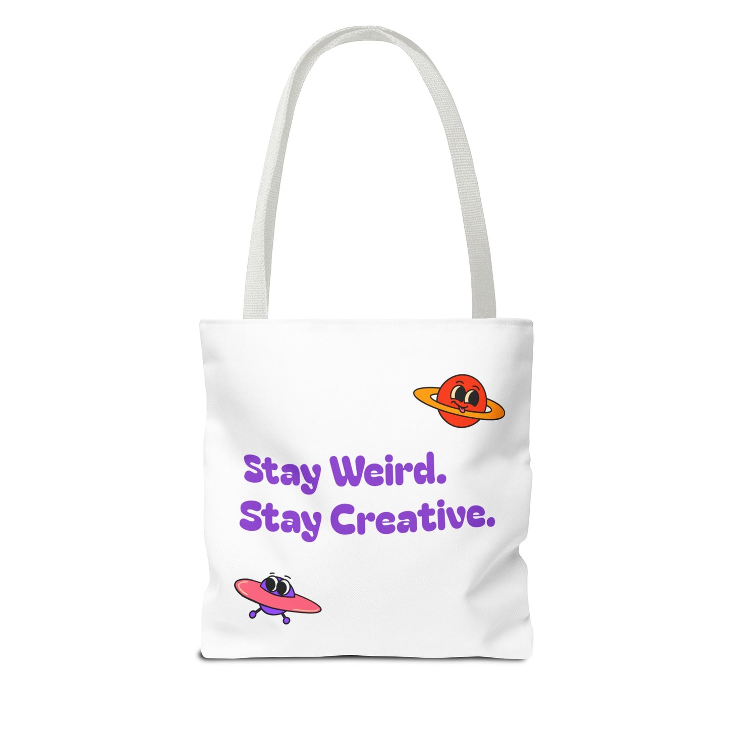 Colorful Alien Tote Bag
