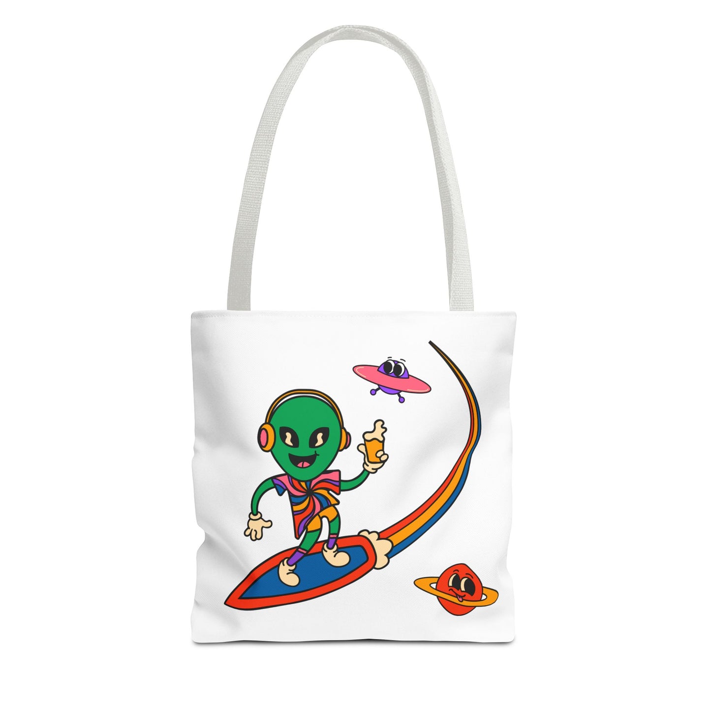 Not Your Mother's Fest Colorful Alien Tote Bag