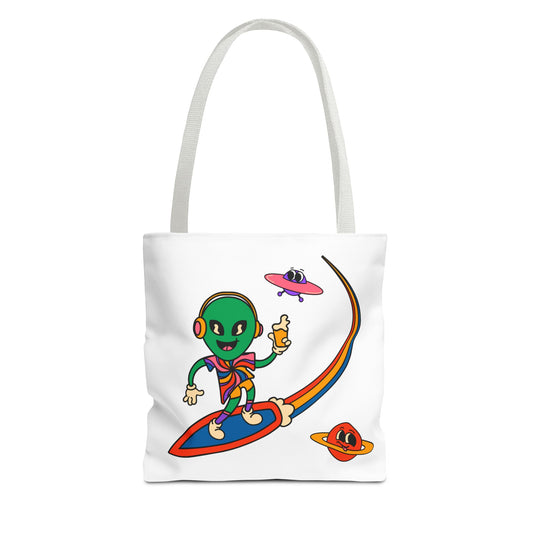 Not Your Mother's Fest Colorful Alien Tote Bag