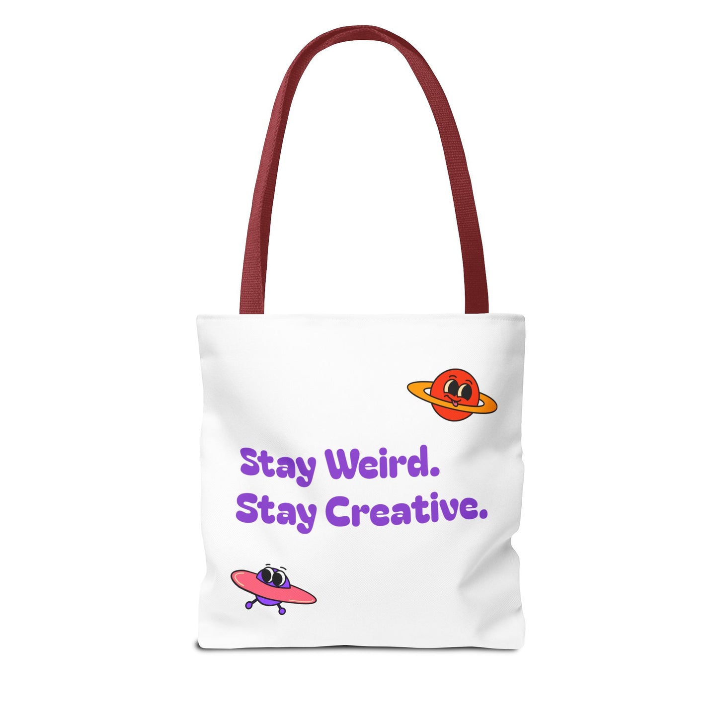 Colorful Alien Tote Bag