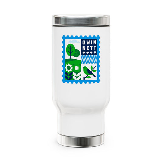 Gwinnett Stamp Eco-Friendly Stainless Steel Mug,