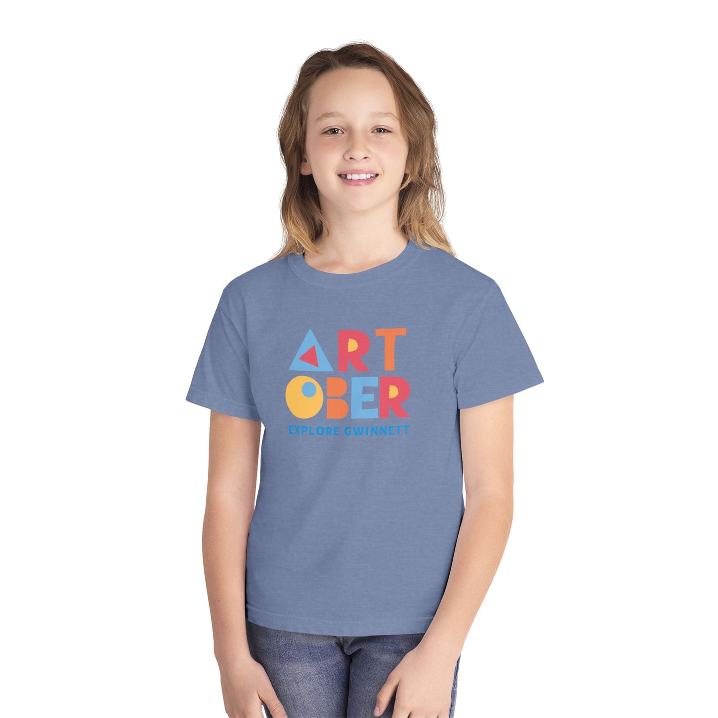 Youth Midweight Tee - Explore Gwinnett Artober Graphic T-Shirt