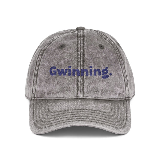 Embroidered "Gwinning" Baseball Cap
