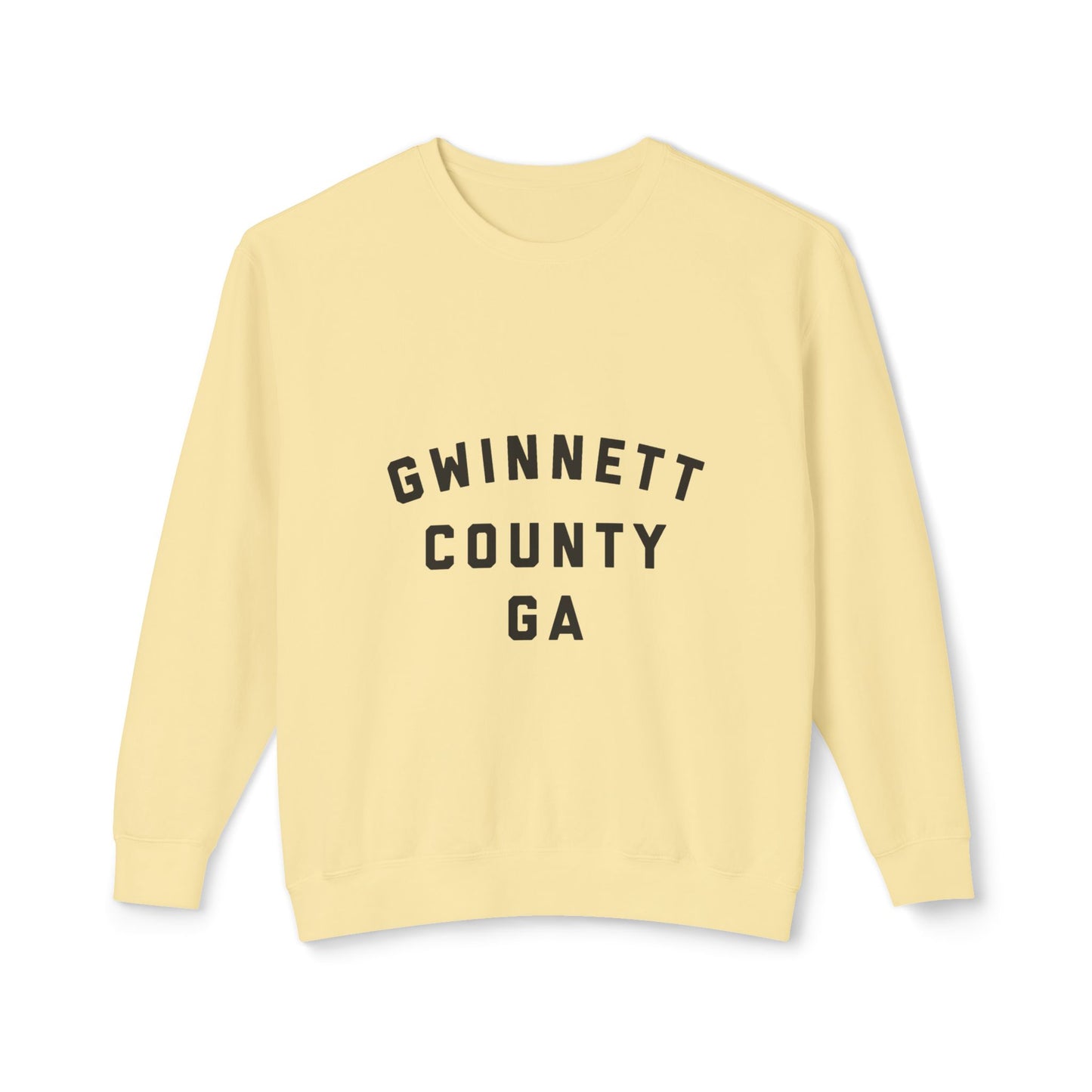 Gwinnett County Unisex Lightweight Crewneck Sweatshirt