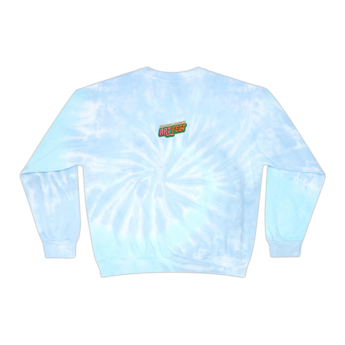 Youth Unisex Colorful Alien Tie-Dye Sweatshirt