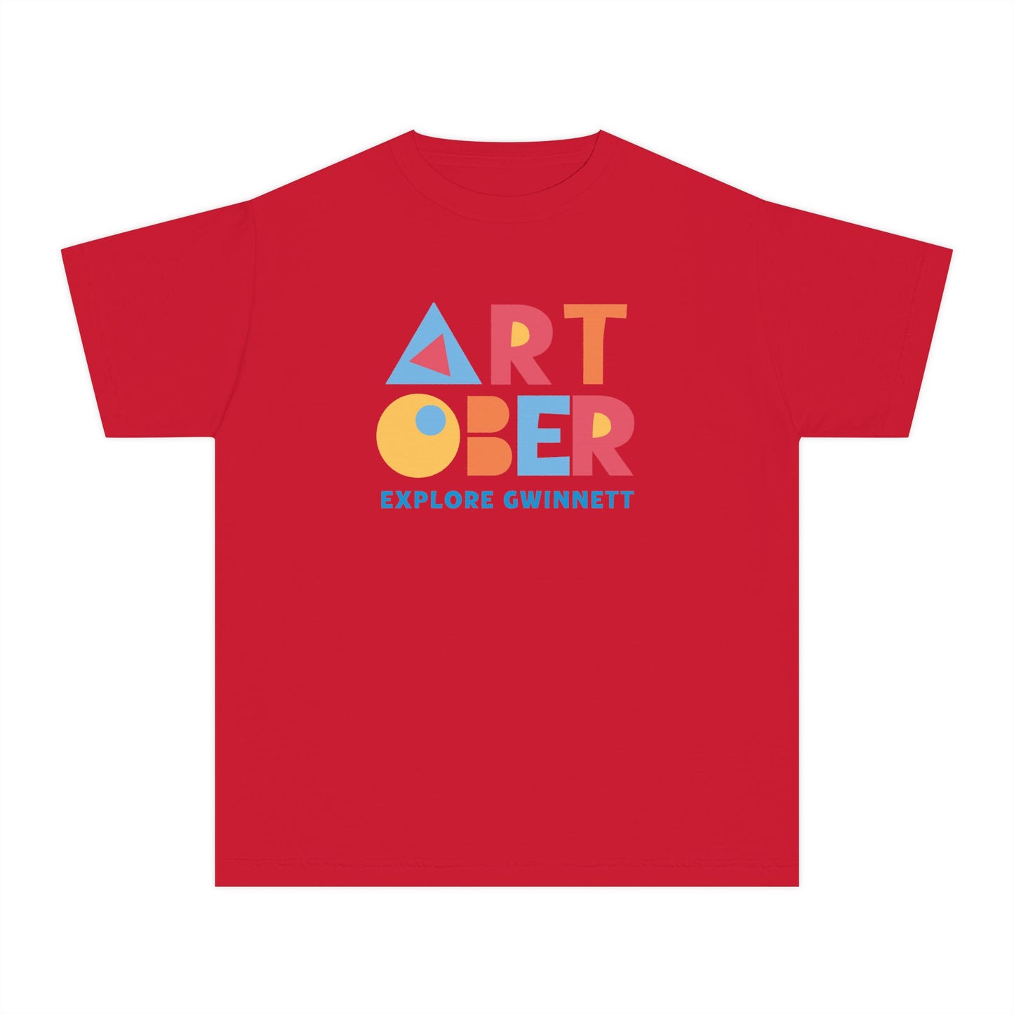 Youth Midweight Tee - Explore Gwinnett Artober Graphic T-Shirt