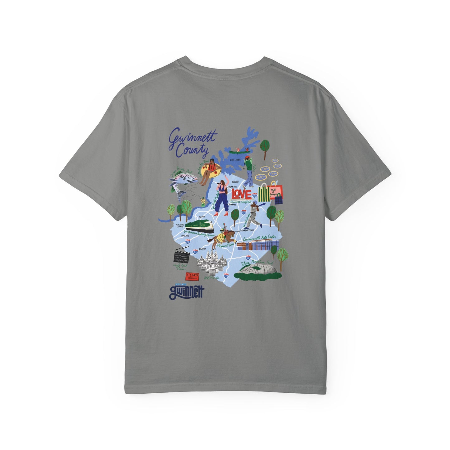 Gwinnett County Postcard T-Shirt