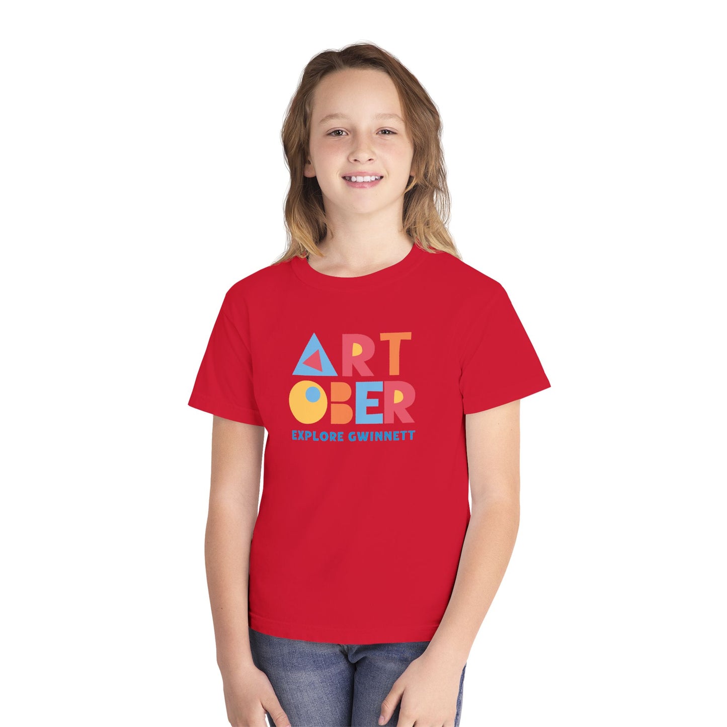 Youth Midweight Tee - Explore Gwinnett Artober Graphic T-Shirt