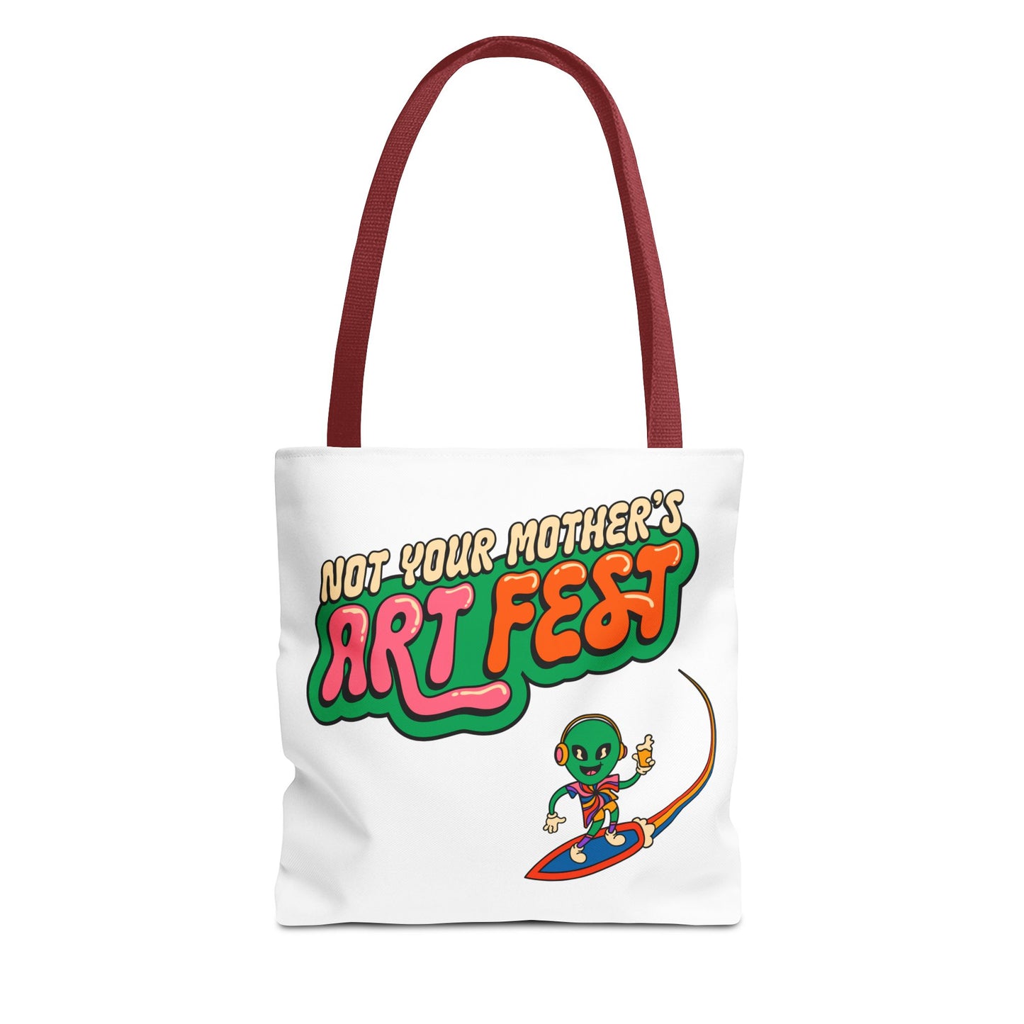 Colorful Alien Tote Bag