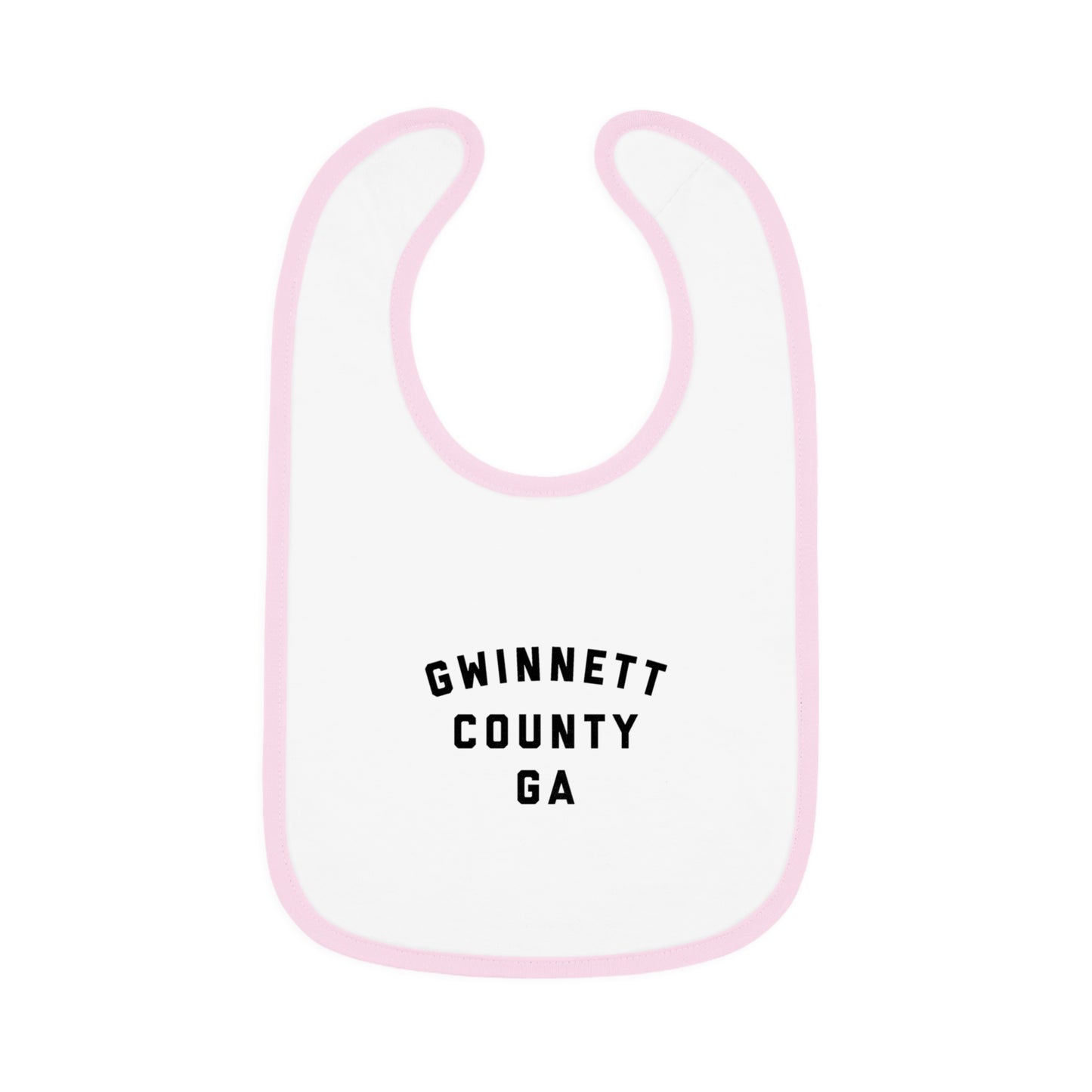 Gwinnett Baby Bib with Contrast Trim
