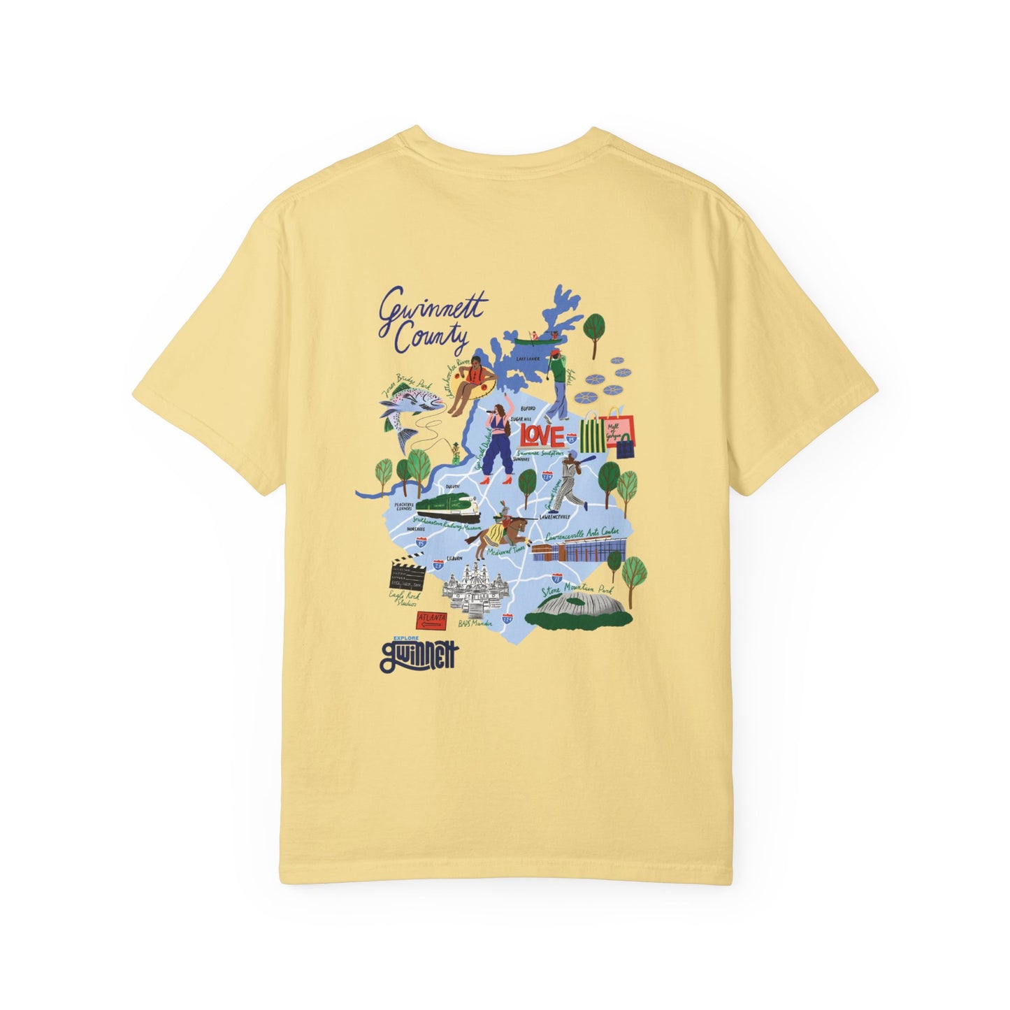 Gwinnett County Postcard T-Shirt
