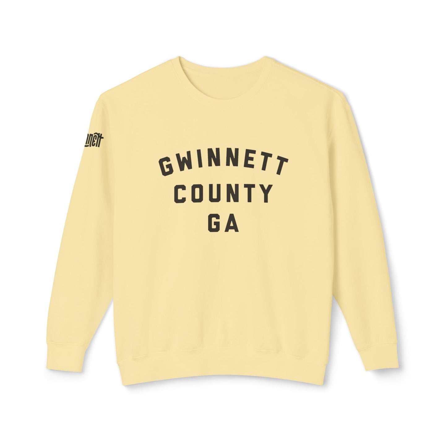 Gwinnett County Map Crewneck Sweatshirt