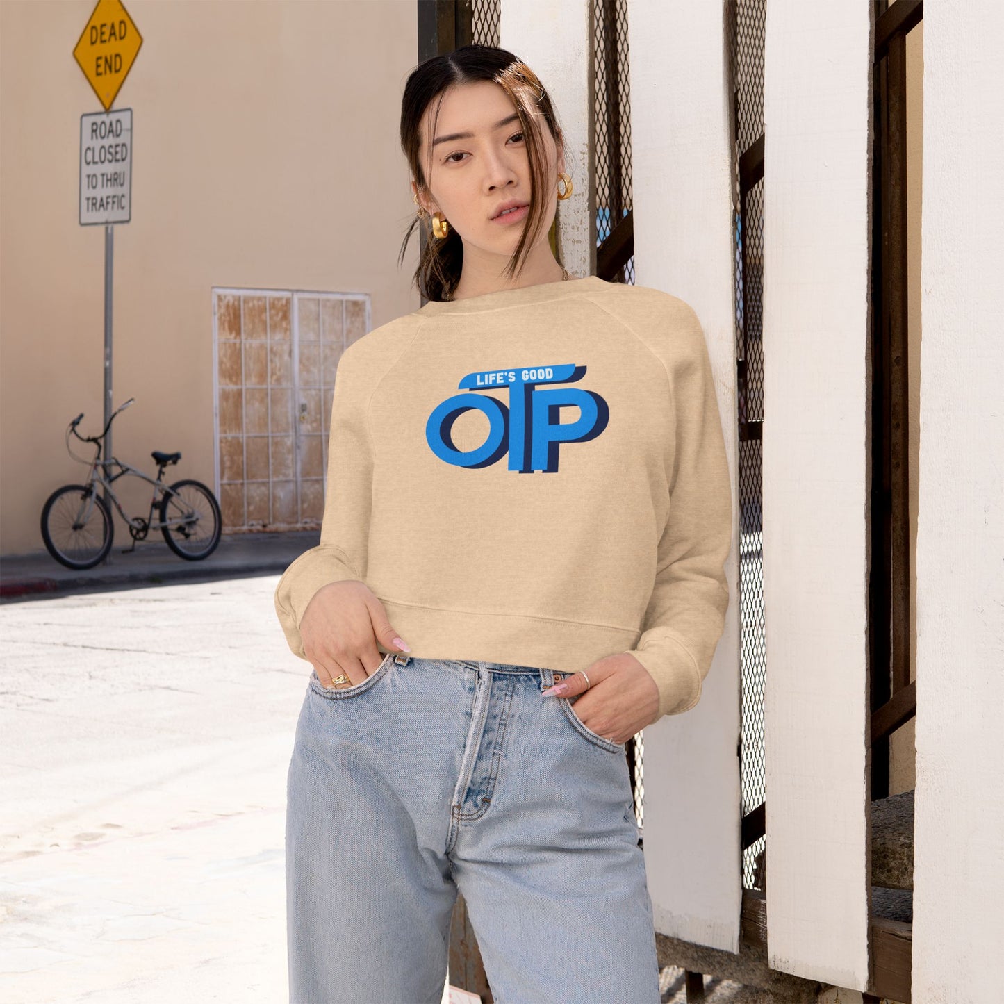 OTP Cropped Fleece Pullover